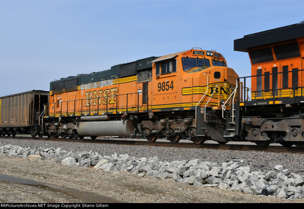 BNSF 9854 Roster shot.